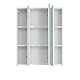 trendteam smart living - Monte - Spiegelschrank - Weiß - Zeitloser Spiegelschrank 3-türig - (BxHxT) 60 x 74 x 18 cm - Badschrank mit 9 Fächern und 6 verstellbaren Einlegeböden - Kratzfest