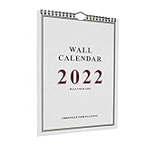 Calendario de septiembre de 2021 a diciembre de 2022: viene con 16 meses, puedes planificar, programar y organizar de forma fácil y eficiente en la cuadrícula en blanco. Tendrás un diseño simple y útil.