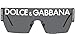 Dolce & Gabbana Men's Sunglasses, Multicoloured (Black), 40.0
