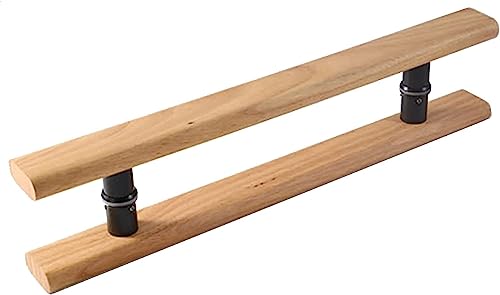 Poignée de porte push-pull en H de 40 à 119 cm avec matériel de fixation complet
