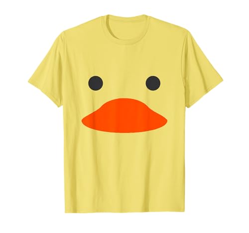 Easter Rubber Duck Face Halloween Costume Funny Duckling T-Shirt