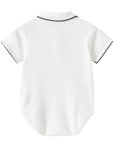 Baby Bodysuit Short and Long Sleeve One-Piece Outfit for Infant Boys Girls 0-24 Months3