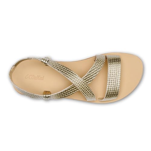 OLUKAI Onohi Women's Strappy Leather Sandals, Premium Platform Sandals with Full Grain Leather, Comfortable & Versatile, All-Day Wear2