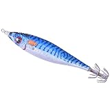 DTD Tonanara Köderköder für Kopfhörer, leuchtendes Garn bei Nacht und geeignet zum Angeln von Oktopus, Seppia, Magneten Ballistic Real Fish 3.0 Mackerel