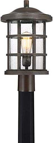 Quoizel Crusade 1-Light Palladian Bronze Outdoor Post Lantern