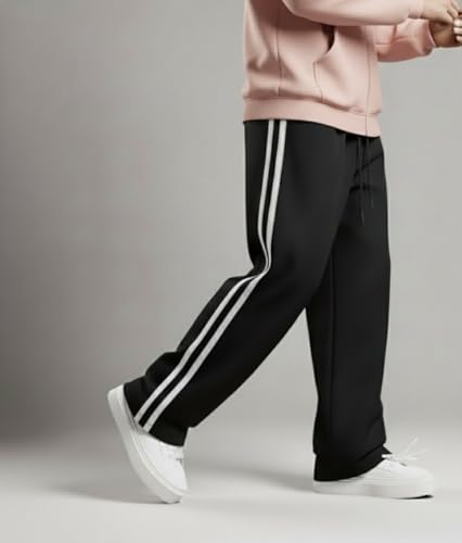 Image of dockstreet Track Pant for Men || Baggy Fit || Track Pants || Full Elastic Jogger Track Pant || 100% Cotton