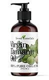 Organic Unrefined Tamanu Oil | 8oz | Imported from Tahiti | 100% Pure | Cold Pressed | Age Spot & Scar Reduction | Acne Prevention & Healing | Moisturizing | Treat & Prevent Eczema and Psoriasis
