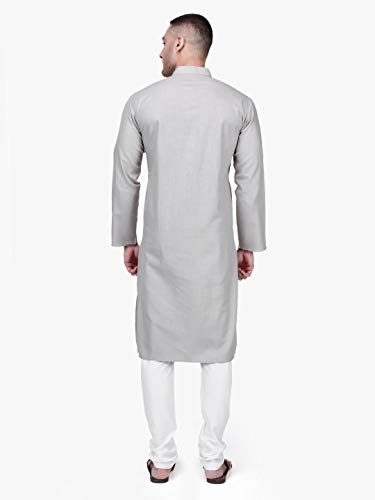 Image of Rajubhai Hargovindas Men's Premium Cotton Solid Kurta