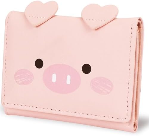 CONISY Cute Wallets for Women, Leather RFID Blocking Small Trifol...