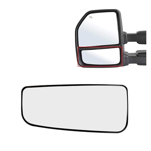 Verre rétroviseur rechange Ford F150 gauche miroir dégivrant camionnette cabine crew 2017