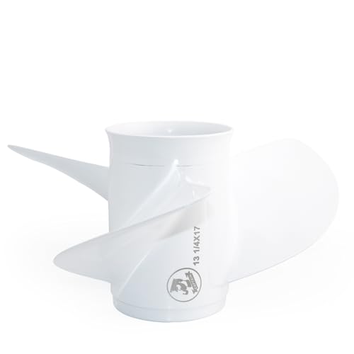 Image of CAPTAIN Outboard Propeller fit Yamaha 115 T50 60 70 75 80 85 90 100 130 HP Engines, OEM 15 Spline Tooth Outboard Prop, RH Aluminum Propellers