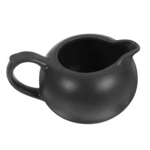 BAZEITFLOW Jarra de Pequeña para Leche y Crema Dispensador con Antigoteo para Café Uso Hogar Cafetería y Restaurante Fácil de Limpiar y Resistente
