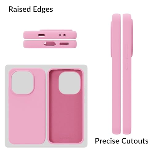 Image of SPRIG Compatible with IQOO 15 5G SilkTone Silicone Back Cover Drop Tested Shock Proof Mobile Case for Men, Women, Boys and Girls with Camera Protection (Rose Pink)