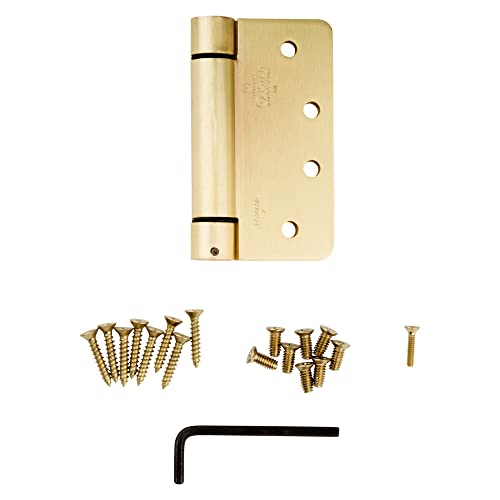 National Hardware N185-207 V521 Spring Hinge In Brass #TOP1