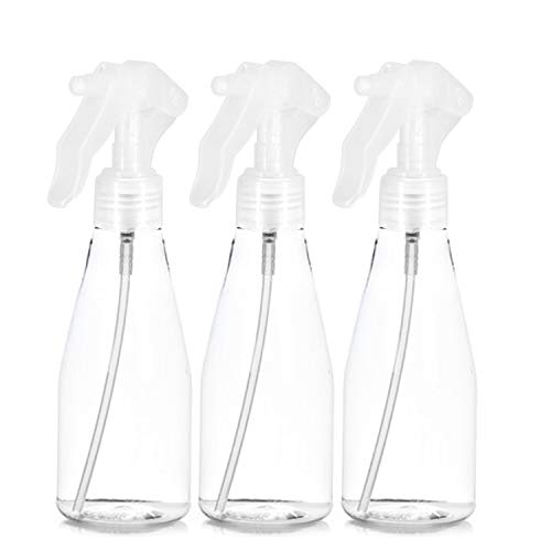 JamHooDirect Leere Feinsprühflaschen, 200 ml, 3 Stück. Manuelle Bedienung, transportabel. Kunststoffsprühflaschen zum Putzen, für Garten und Zimmerpflanzen Cover
