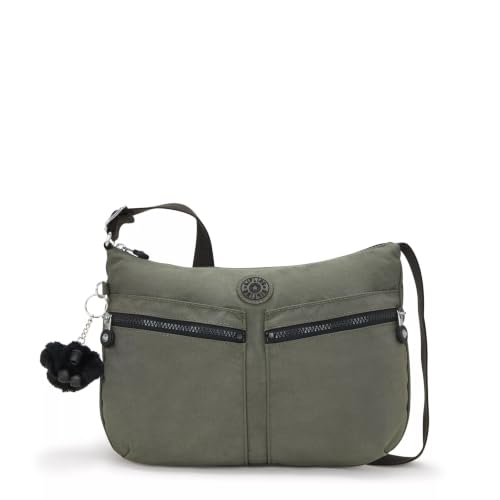 Kipling Bolsa tiracolo Izellah, azul, Musgo verde, 12.25' L X 9.25' H X 5' D
