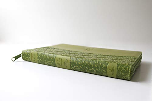 Biblia Reina Valera 1960 Tamaño Grande, Letra Grande Piel Verde Con Cremallera / Spanish Holy Bible Rvr 1960. Large Size, Large Print Green Leather With Zipp #TOP2