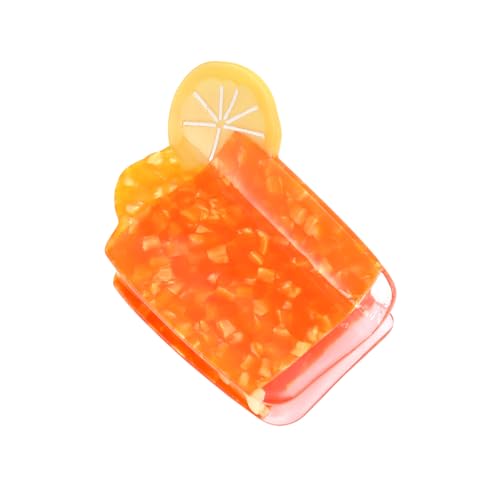 Personalised Acetate Novelty Whiskey Nogaiya Cocktails and Mixed Drinks Hair Hlaw Clip Orange Cocktail Design 1 Piece
