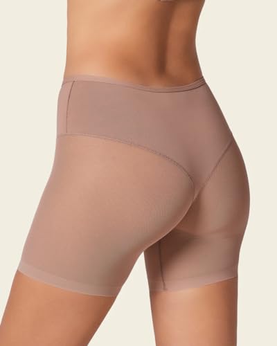Leonisa Undetectable Sheer Shaper Shorts for Women – Seamless Shapewear Shorts with Anti-Chafing & Butt-Lift Effect2