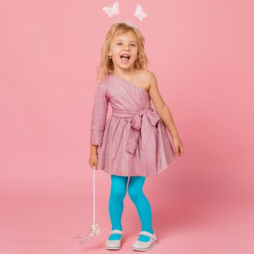 4 Pairs Girls Ballet Tights Kids Dance Footed Leggings Girls School Tights Toddlers Dress Semi Opaque Stockings2