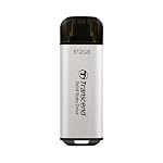 Transcend – Transcend ESD300 512GB USB-C External SSD 1050MB/s Ideal for