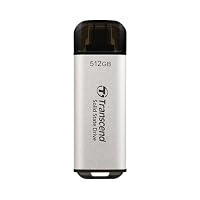 Transcend ESD300 512GB USB-C External SSD 1050MB/s Ideal for iPhone 17/16/15 Pro, MacBook & iPad Pro, High-Speed Data Backup& Transfer TS512GESD300S – Ansicht 1