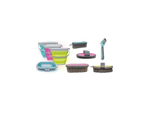 Professional's Choice Assorted Color Tail Tamer’s Grooming Kit W/Bucket