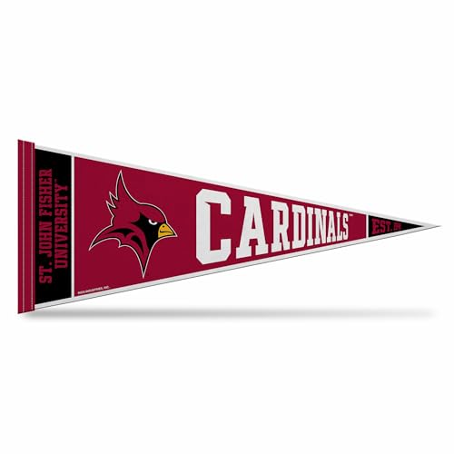 Rico Industries NCAA St. John Fisher Cardinals 12" x 30" Felt Wall Décor Pennant - Great for Home/Bed Room/Man Cave Décor