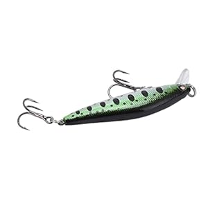 Mino Fishing Lures, Mino Hard Bait 3D Levensechte Ogen Hoge Resolutie Lichaamsdetails Goed Water Stroomlijnen Anti Roest Anti Corrosie Voor Outdoor