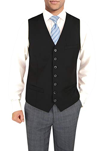 DTI BB Signature Italian Men's Vested Wool Suit 3 Piece Extra Pant Total 4 Piece4