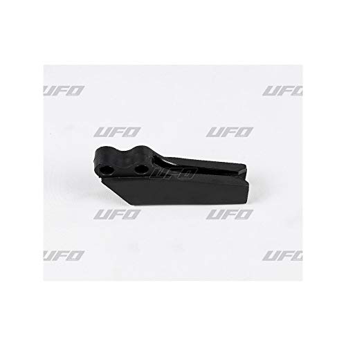 Guide chaîne UFO noir Kawasaki KX125 KX250 pour bras oscillant moto