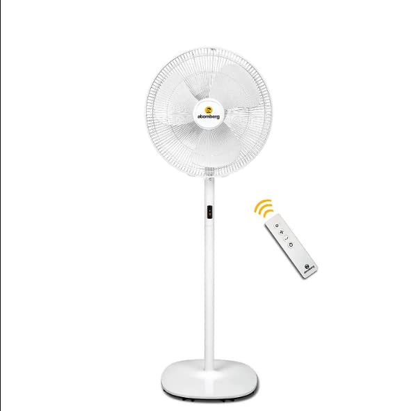 Buy Energy Saving Pedestal Fan with Remote Control / 400mm BLDC motor/ Cool air fan (Pearl white
