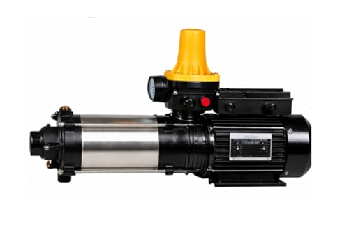 Image of Crompton 1HP Super Silent Pressure Pump with Pressure Controller|4.5 Bar Max Pressure| Automatic Operation for 4-5 Bathrooms, Kitchen, Homes & Villas, 1 Year Warranty