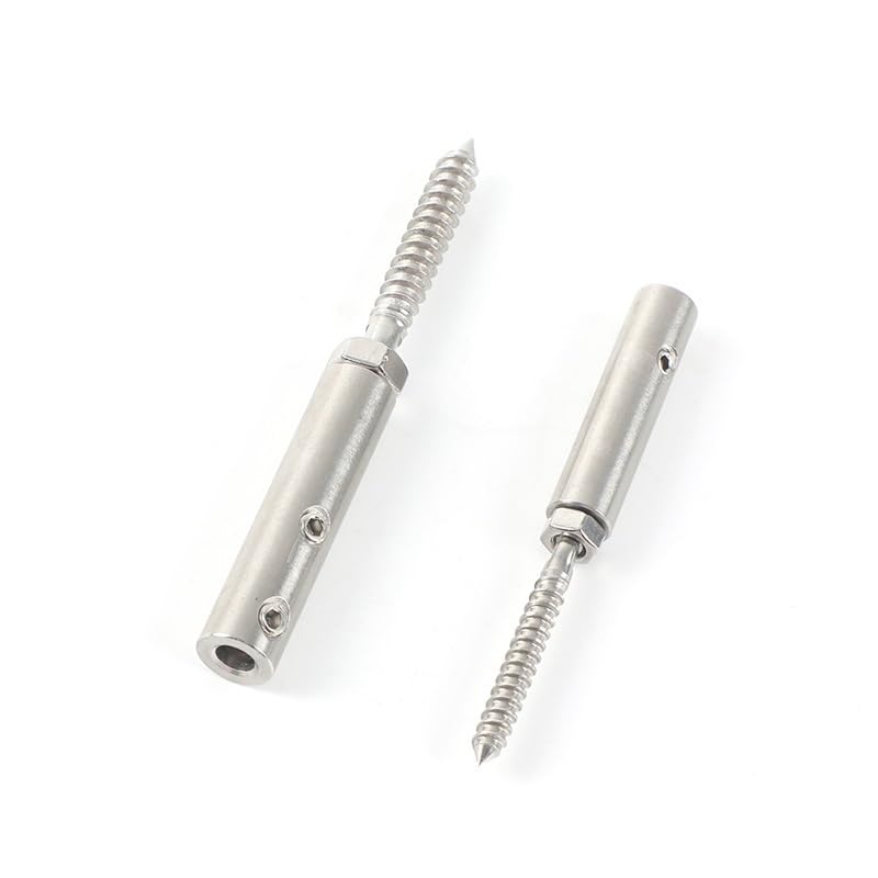 Morsetti per Fune 10 pz Vite A Mano Morsetto Fune Metallica for Viti di Ritardo da 6mm con Grano Esagonale Bulloni Fibbia Morsetti per I Cavi