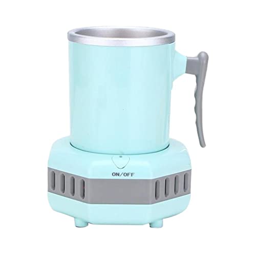 CALANDIS Portable Quick Electric Beverage Cup Cooler Ice Making for Milk Coffee Blue | Mini Fridges | Refrigerators & Freezers