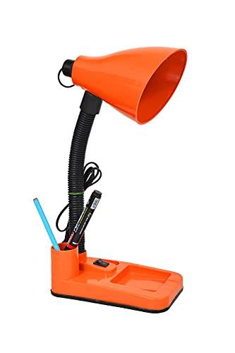 Image of Stylish Orange Adjustable Table Lamp for Home /Office /Study (Bulb not Included, Pack of 1)