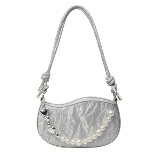 Sac avec chaîne de perles en similicuir haute qualité