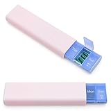 ATTEEFI Tablettendose 7 Tage, Blau Tablettenspender, 7-Fach Medikamenten Organizer, Tablettenbox...