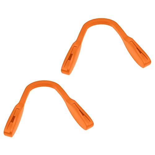 Plaquettes Oakley Split Time OO4129 orange pour lunettes qui glissent