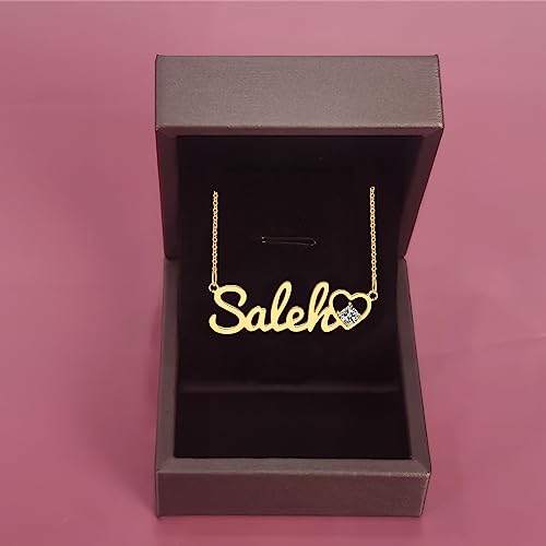 Aiombvy Necklace Personalized, Custom Name Necklace Of Jewelry Gift For Women #TOP3