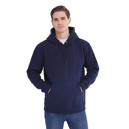 Heavyweight Hoodie Men – Heavyweight Sweatshirt in Fleece, Warm Pullover for Winter Comfort