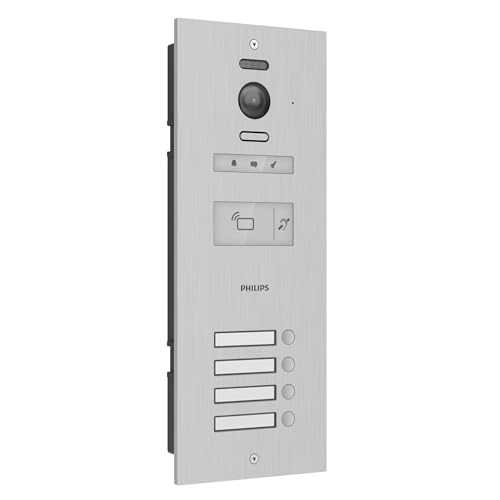 Visiophone collectif pour 4 appartements / bureaux compatible Vigik Philips WelcomeHive 2 - vue 3