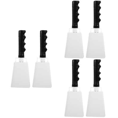 COSMEVIVI 3sets for Sports Events Football Cowbells Comfortable Handles Party Percussion Instruments 2pcs*3