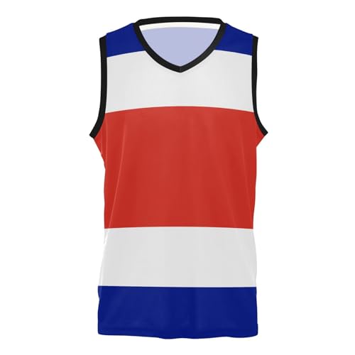 Débardeur de basket-ball maillot d'été Costa Rica pour entraînement au city stade