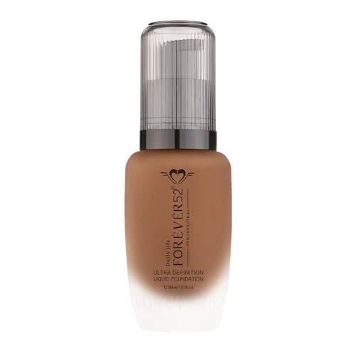 Image of Daily Life Forever52 Ultra Definition Liquid Foundation | 24H Wear, Medium to Full Coverage, Pore-Minimizing & Mattifying, Long Lasting, Anti-Aging, Satin Finish| All skin type - Brownie (FLF003) 30ml