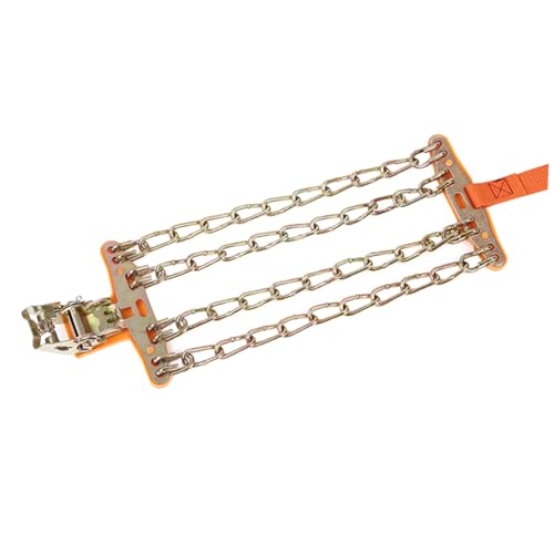 Chaîne à neige antidérapante contre le patinage en hiver, ceinture robuste de pneu 4 pièces