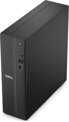 Image of Dell Slim Mini Desktop, AMD Ryzen 5 150 Processor, 8GB, 1 x 8GB DDR5 4800MT /s RAM, 512GB M.2 PCIe NVMe Solid State Drive, Built-in AMD Radeon Graphics, Microsoft Office Home 2024 + Microsoft 365 Basic