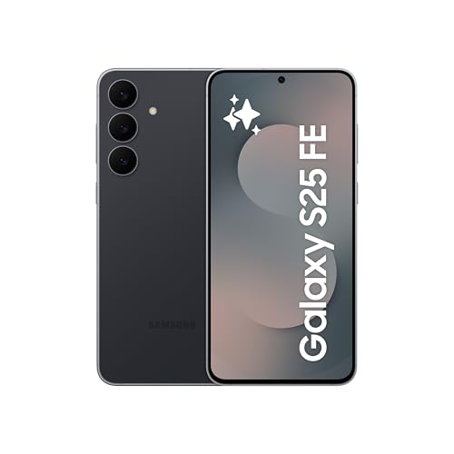 Samsung Galaxy S25 FE Yapay Zeka (AI) Telefon, JetBlack, 8GB Bellek, 256GB Depolama, 50MP Kamera, 6,7 in&ccedil; Ekran, İnce ve Daha Hafif Tasarım (Samsung T&uuml;rkiye Garantili)
