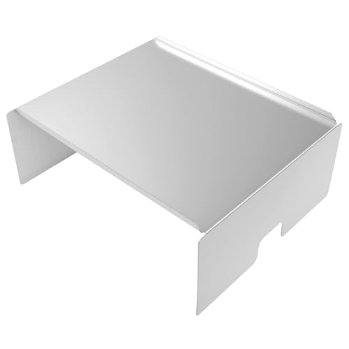 SUPPUIMNT Silenciador de calor para barbacoa, de acero inoxidable de alto rendimiento para barbacoa, ahumador, ahorro de energía, difusor de cinta térmica, se extiende el tiempo de combustión para