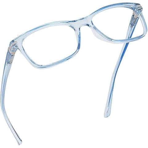 Readerest Blue Light Blocking Reading Glasses (Light Blue, 2.50 Magnification) Computer Eyeglasses With Thin Reflective Lens, Antiglare, Eye Strain, UV Protection, Stylish For Men And Women Cover